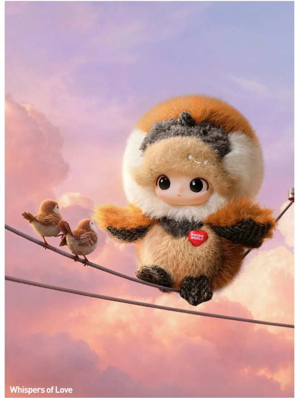 Dear Birds Plush Pendant- Not Relased Yet in US! (DIMOO)